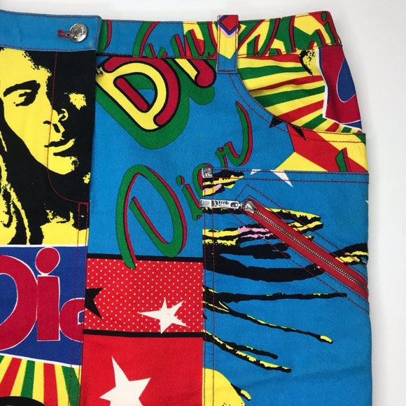 ICONIC Dior Mania Rasta Mini Skirt - Picture 3 of 7